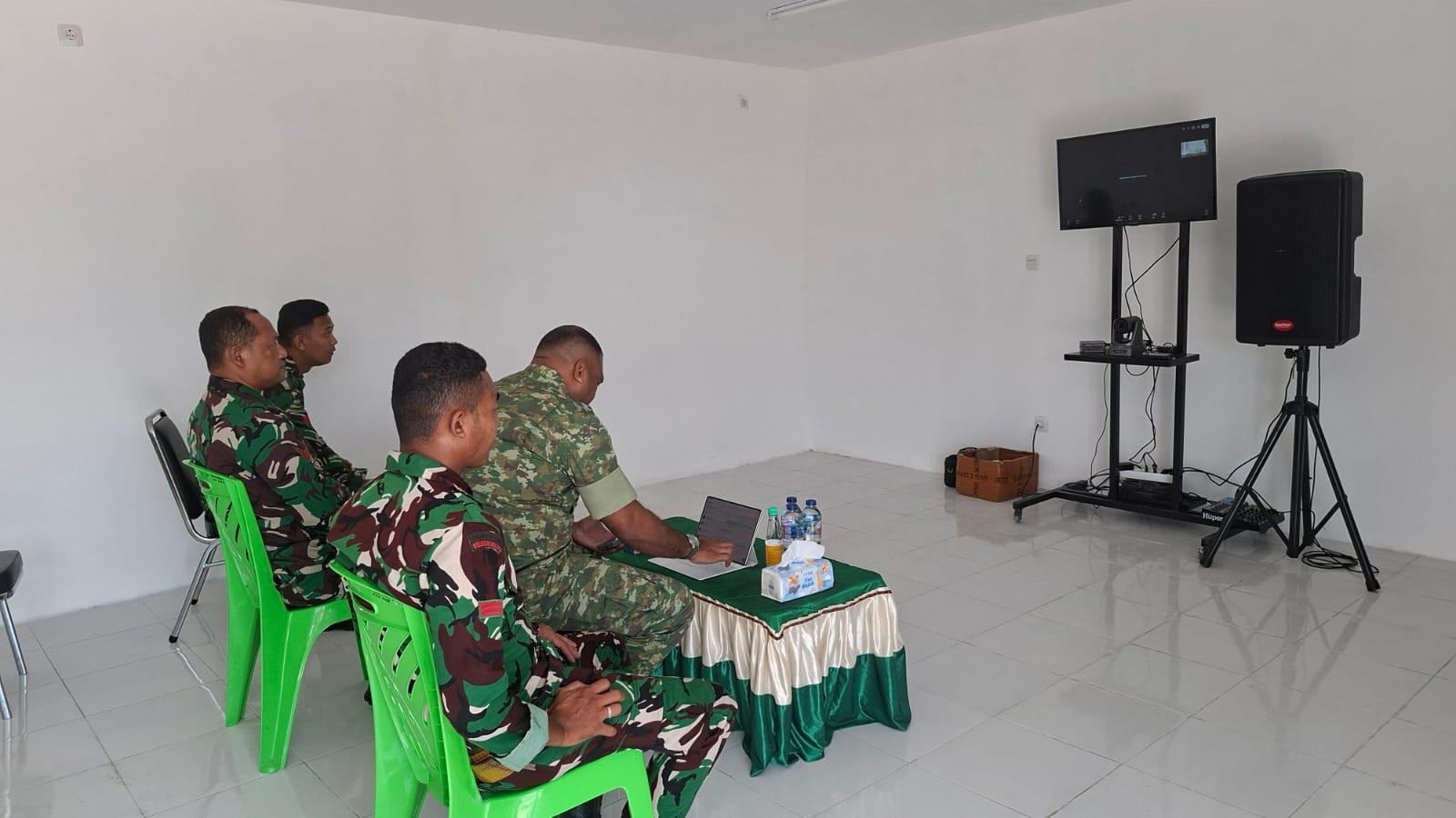 Hadiri Rapat Lanjutan Percepatan Koperasi Desa Kelurahan Merah Putih Dandim 1315 Kabupaten Gorontalo Bersama Wakil Panglima TNI