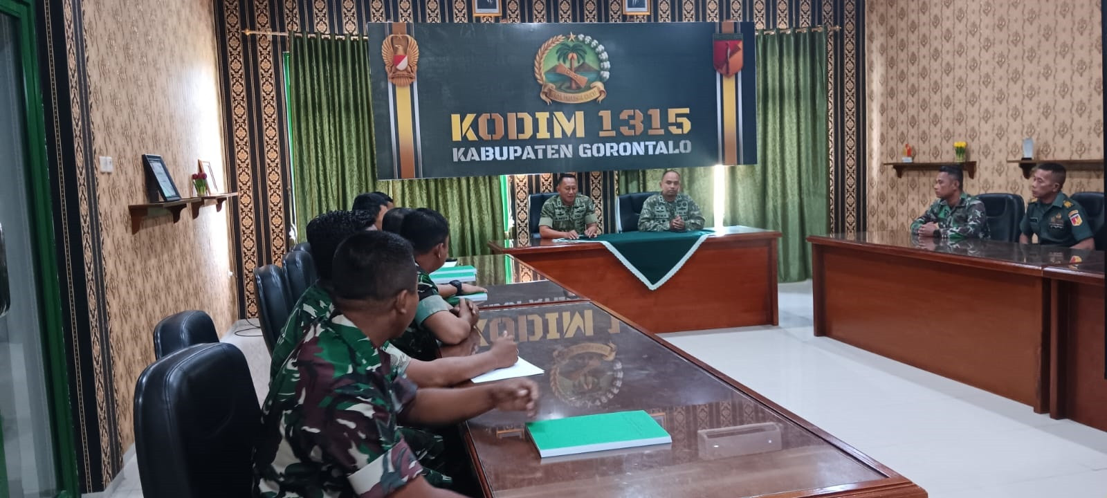 Kegiatan Verifikasi Administrasi dan Inventaris Kodim 1315 Kab. Gorontalo Digelar Sebelum Pelaksanaan Serah Terima Jabatan Komandan