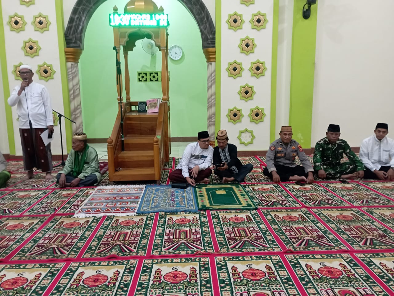 Kegiatan Doa Akhir Tahun Dan Sambut 1 Muharram 1448 Hijriah Dihadiri Personel Koramil 1315 01 Telaga Bersama Warga