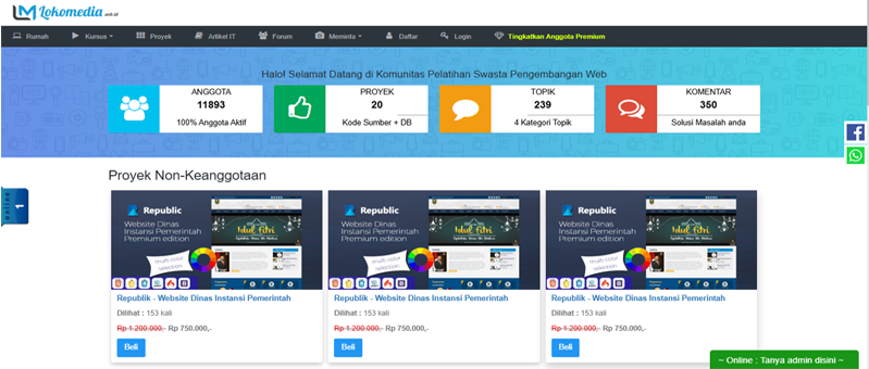 Kursus Web Programming Online
